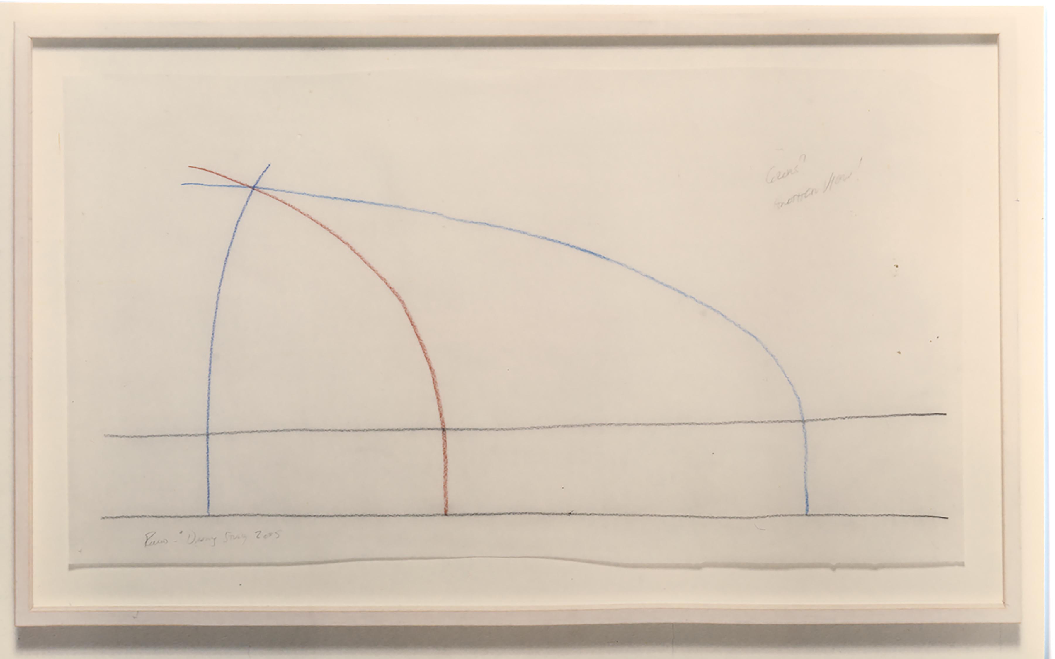 Max Neuhaus, Study for the drawing u0027Roundu0027